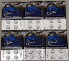 Rapid Action Extreme 2 Way Lasting Energy Boost Metabolism 6 packs 24 pills Max
