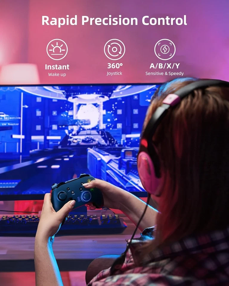 PS3 Forty4 Wireless Gaming Controller Game Controller PC Windows 781011 - Image 2 of 4