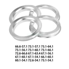 4pcs CNC Aluminium Alloy Car Hub Centric Rings Wheel Bore Spacer Multiple sizes - Picture 3 of 19