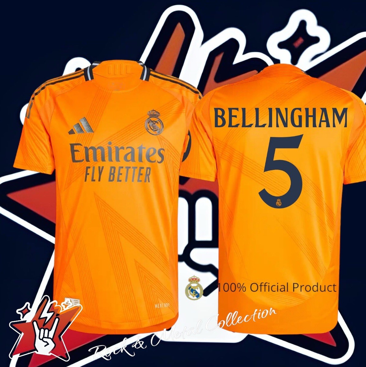 【値下げ交渉可】正規品REAL MADRID BELLINGHAM 5番ジャージ 値下げ交渉可】正規品REAL MADRID BELLINGHAM 5番ジャージ