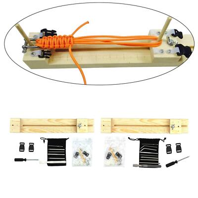 Jig Bracelet Maker Kit Maschine Parachute Cord Braiding Weaving Crafts Tool