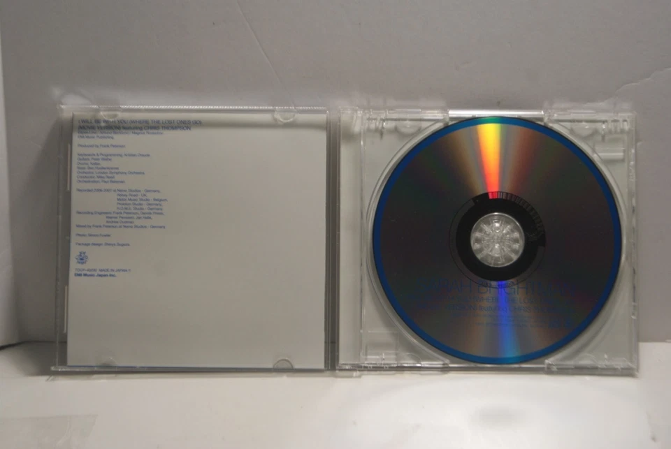 SARAH BRIGHTMAN I Will Be With You (Movie Version) CD Single Japan Import - Image 3 of 3