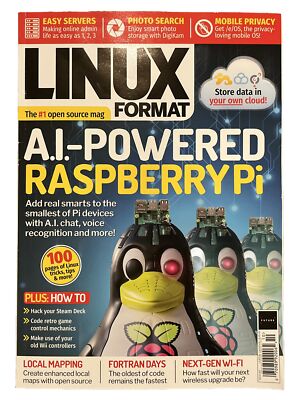 Linux Format Magazine AI Powered Raspberry Pi Oct 2023 Issue 307