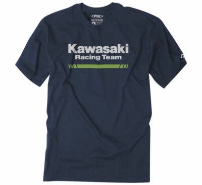 Factory Effex Men's Kawasaki Stripes Tee Size M Navy | eBay