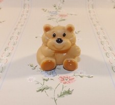 Loving Family brown "RUMPLE" TEDDY BEAR - 1-3/4" tall, Fisher-Price 1994