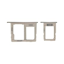 SIM microSD Card Tray Set Dual 2 Parts for Samsung Galaxy A6 A6 Gold Part