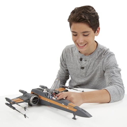 Star Wars Poe Dameron X-WING Fighter Playset 3.75" Figure Vehicle Force Awakens - 第 4/4 張圖片