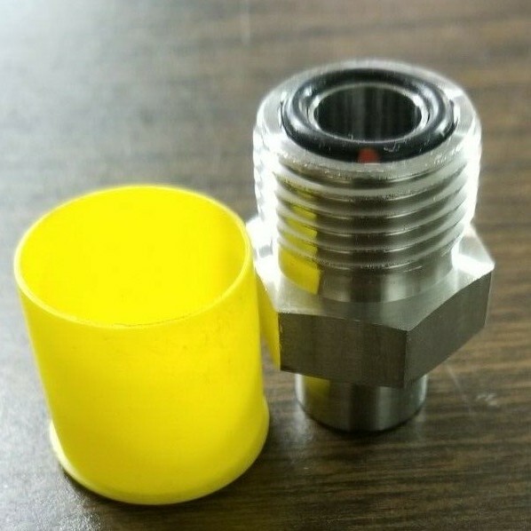 Cajon 316L8VCO1A VCO ORing Face Seal Fitting, Automatic Tube Weld