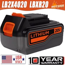 20V MAX Lithium Battery for Black and Decker 20 Volt 8.0Ah LBXR20 LB20 LBX20 NEW