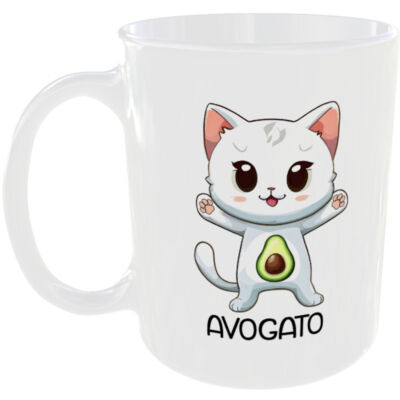 AVOGATO TASSE LUSTIG KATZENLIEBHABER KAFFEE TEETASSE KATZEN IDEALES GESCHENK MUSCHI KÄTZCHEN BESITZER