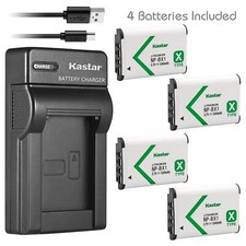 SLIM Charger  4 battery for HDR-PJ240 PJ240E PJ270 PJ270E PJ275 PJ405 PJ410