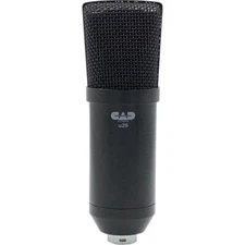 CAD U29 USB 16-bit Cardioid Side-Address Studio Microphone w/ Stand & Windscreen