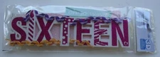 PAPER HOUSE Sweet Sixteen Sticker/Page Topper/ Large Embellishment (Approx.6")