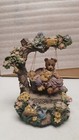 Bear and cub in swing music box — photo 1