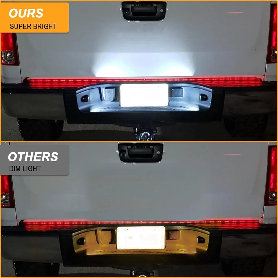 Par de luces LED de matrícula para Chevy Tahoe Suburban GMC Yukon XL 2000-06 Foto 3 de 4