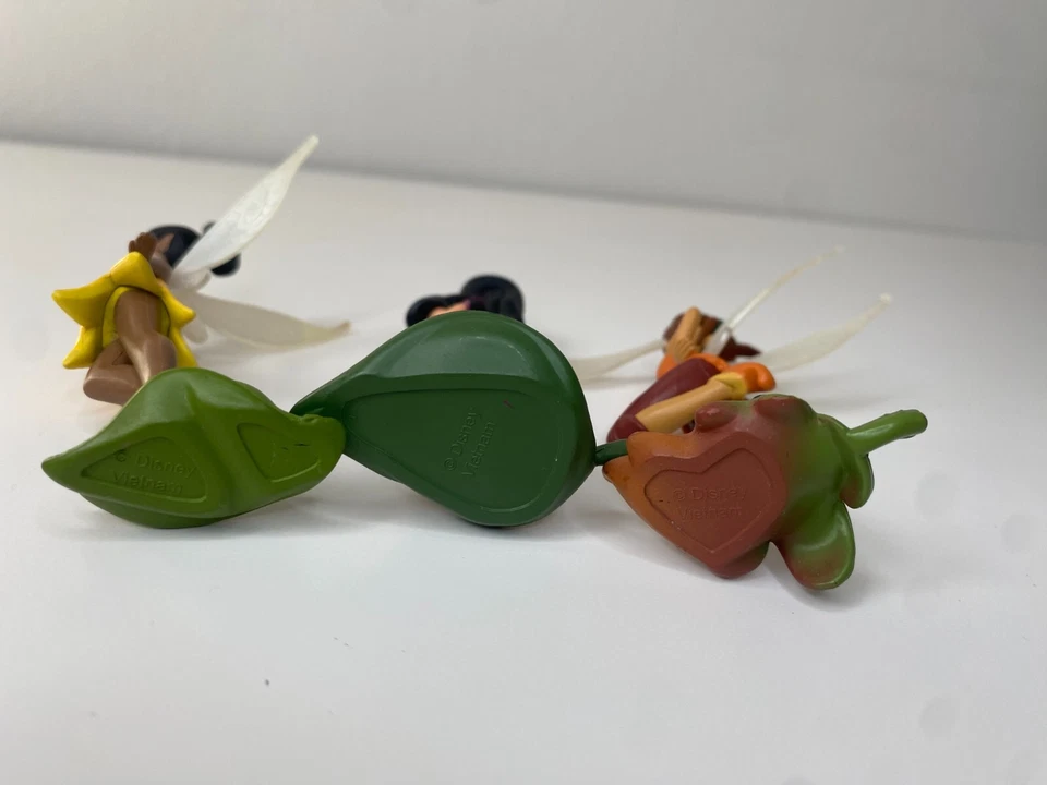 Lote de 3 Figuras PVC Tinkerbell Fairy Friends Iridessa Fawn Vidia 4" Foto 3 de 3