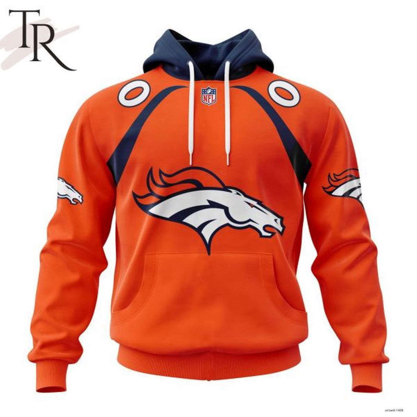 Denver Broncos 2024 Personalized Name And Number Hoodie S5XL