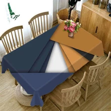 Put Together 3D Tablecloth Table cover Cloth Rectangle Wedding Party Banquet