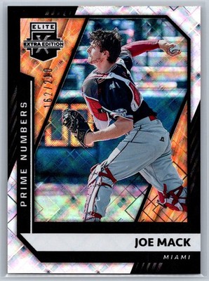 Joe Mack 2021 Panini Elite Extra Edition #31 Prime Numbers /210