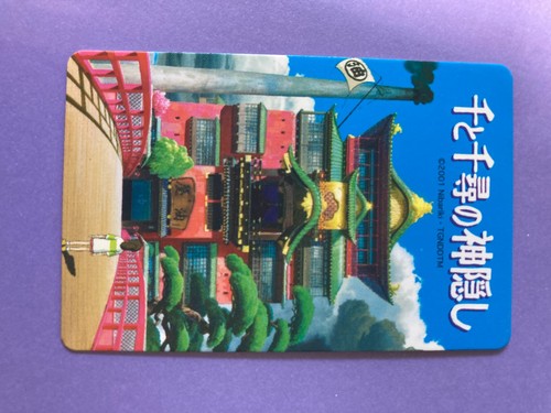 Spirited Away Playing Cards Chihiro & Haku the Dragon 3 of Hearts 2001 Japan F/S - Picture 5 of 6