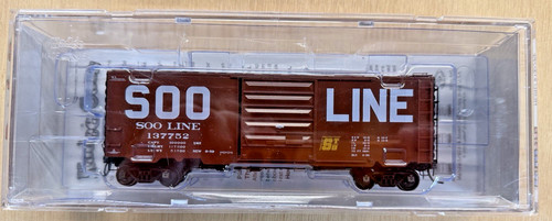HO Kadee RTR #5314-40' puerta única 8' - SOO LINE SOO 137752 - nuevo stock antiguo | Condition: New