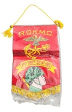 ROKMC Wall Pennant Republic of Korea Marine Corps Sealed Vietnam Era
