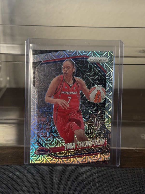 TINA THOMPSON 2025-26 PANINI PRIZM WNBA MOJO /25 #115 HOUSTON COMETS Q5908