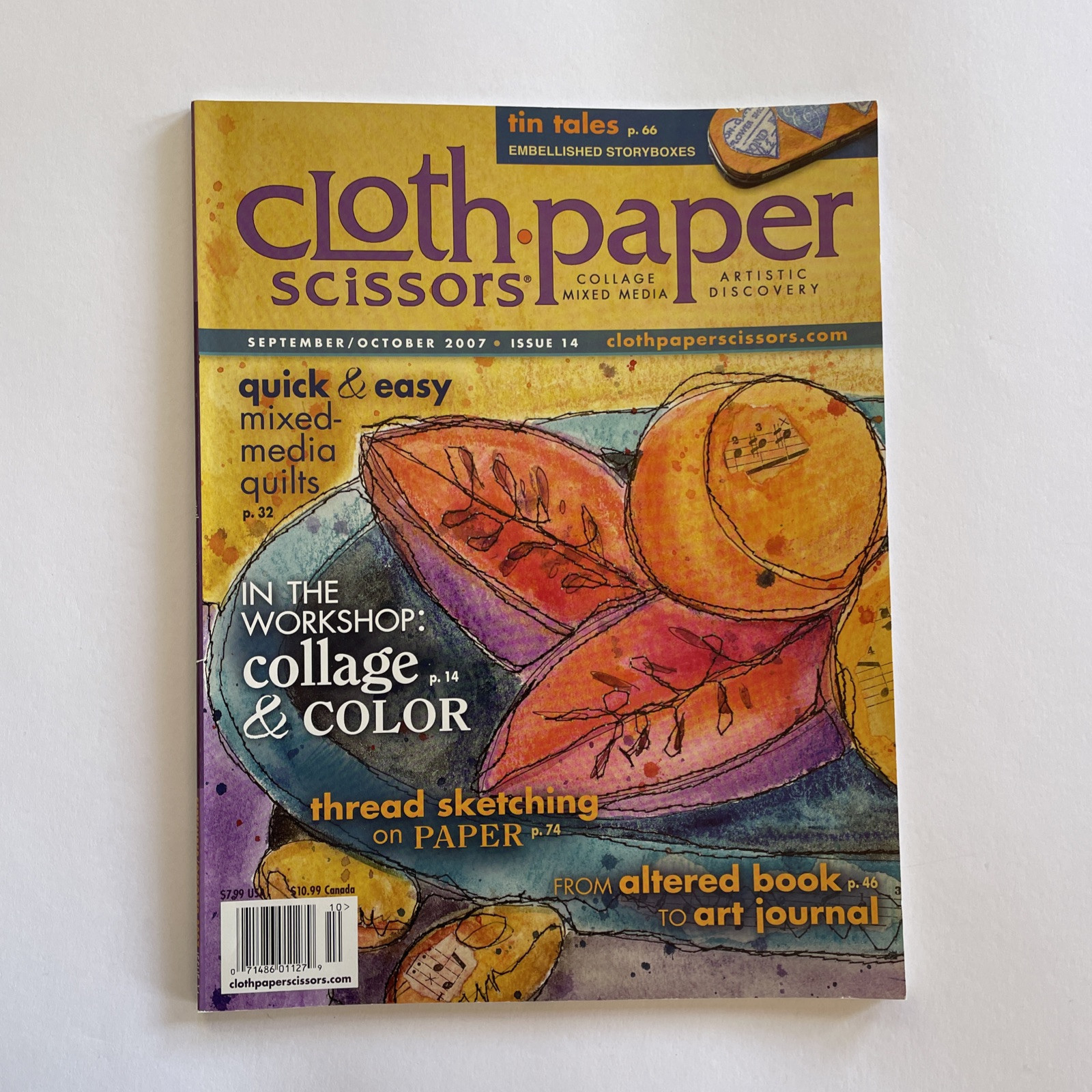 Cloth Paper Scissors September/October 2007 Issue 14