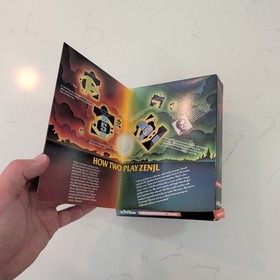 Zenji (Colecovision, 1984) Box, Manual, Catalog, Tray, & Cartridge - Authentic 