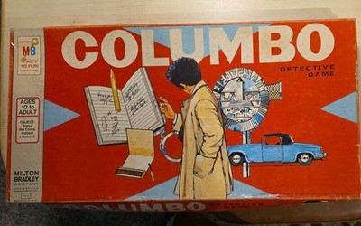 Columbo Detective Game 1973 Milton Bradley Complete Great Condition Vintage Rare