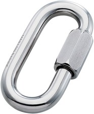 Steel Quick Link 9mm 3/8" - Heavy-Duty Plated Carabiner for Secure Connections