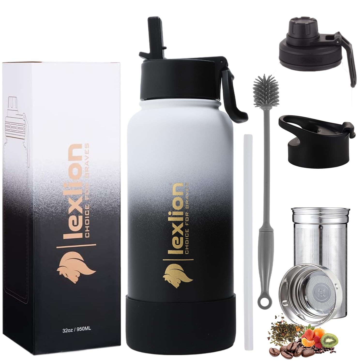 32 Oz &ndash; Triple Wall Insulated Stainless Steel, Loose...