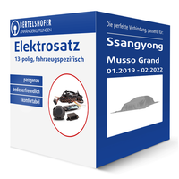 Elektrosatz 13-Pol. Spezifisch für Ssangyong Musso Grand 01.2019-02.2022 NEU TOP