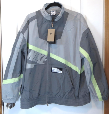 Nike Woven Track Jacket (Size S) Oversized Mesh Lined Work-Out
