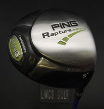 Ping Rapture 460cc 9° Driver Stiff Graphite Shaft Iomic Grip*