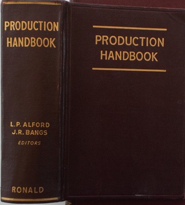Production Handbook - Plant Organization Through Wage Plans