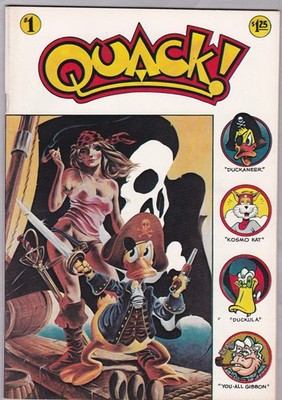 Quack #1,4 & 5 (1st, Star*Reach, 76/77) Dave Stevens' first professional work!