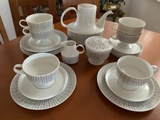 Rosenthal Composition Secunda Kaffeeservice 6 Personen Tapio Wirkkala grau Top