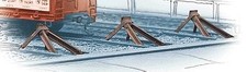 Walthers Cornerstone 933-3511 HO Scale Track Bumpers -- Kit pkg 12 