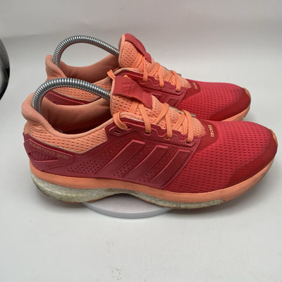 adidas Shoes Women Size 9.5 Supernova Glide 8 Orange Red Techfit  Running 3936