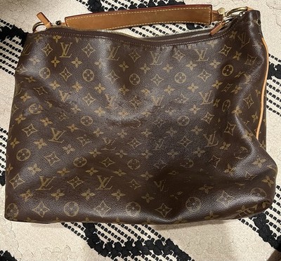 Authentic Louis Vuitton Sully MM Monogram Shoulder Bag