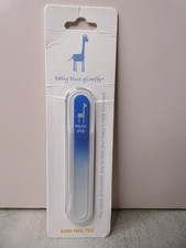 Baby Blue Giraffe New Baby Nail File Sealed Long Lasting Hygenic Glass
