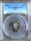 2002-S 10C Roosevelt Dime  PCGS PR69DCAM 90% Silver COLLECTABLE gift idea