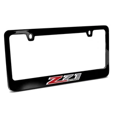 Chevrolet Z71 Black Metal License Plate Frame