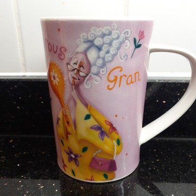 DUNOON STEINGUT TASSE Happy Family (Gran)