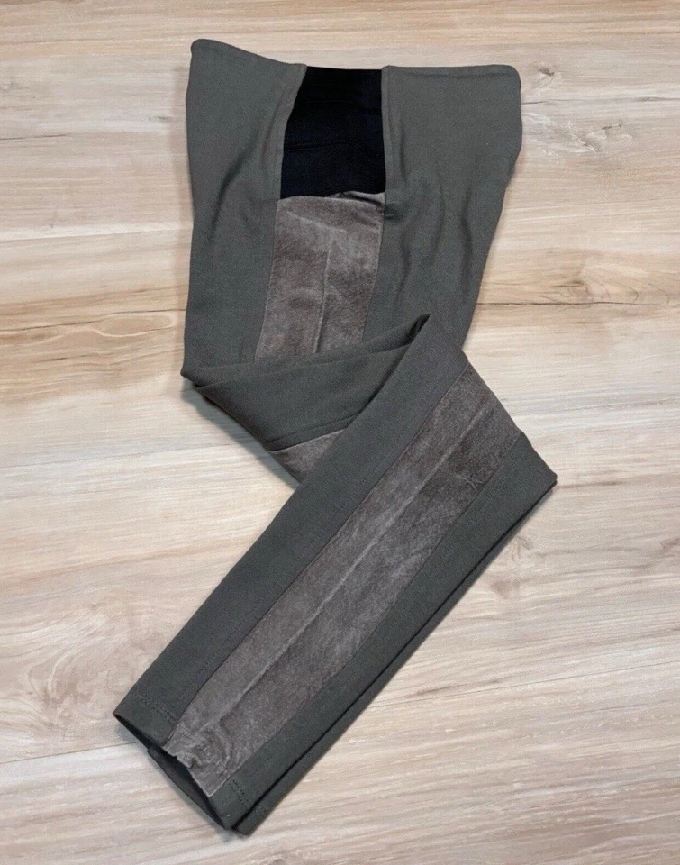 Hale Bob Women's Legging Pants Suede Leather Outer Skinny Stretch Size XS/4 - Image 4 of 4