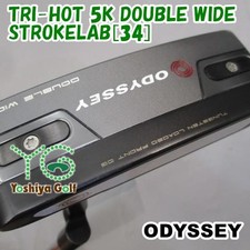 Odyssey TRI-HOT 5K DOUBLE WIDE/StrokeLab Putter Used From Japan