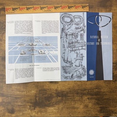1971 Smithsonian Museum History Technology Washington DC Mid Century Brochure
