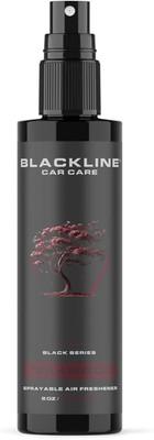 Blackline Car Care - Teakwood Car Air Freshener, Long-Lasting, Oder Eliminator,