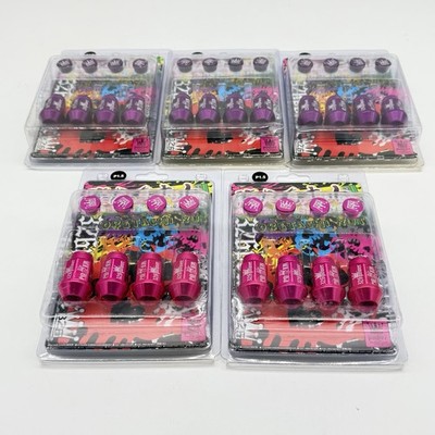 Set Of 20 326POWER Oretachi Wheel Lug Nuts S size 12x1.5 Pink